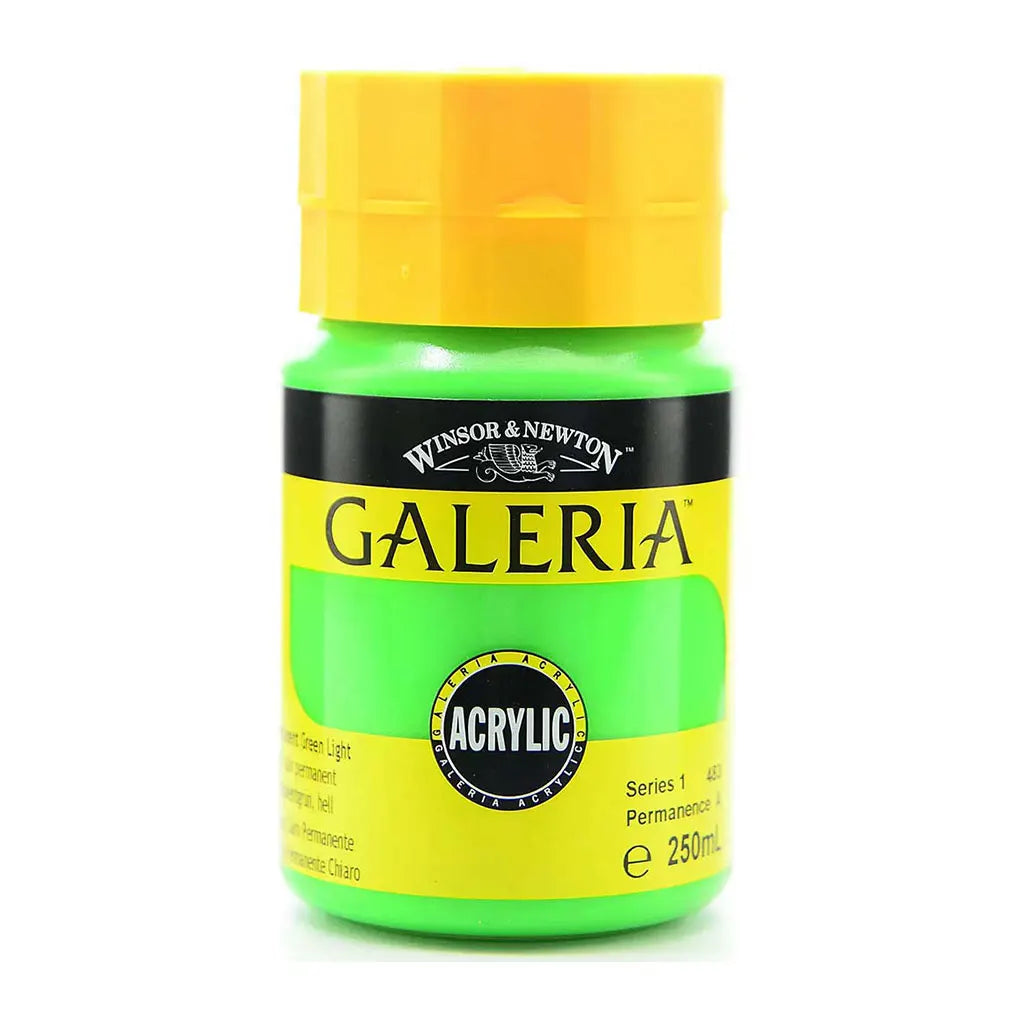 Winsor & Newton Galeria Acrylic 250ml Permanent Green Light S1