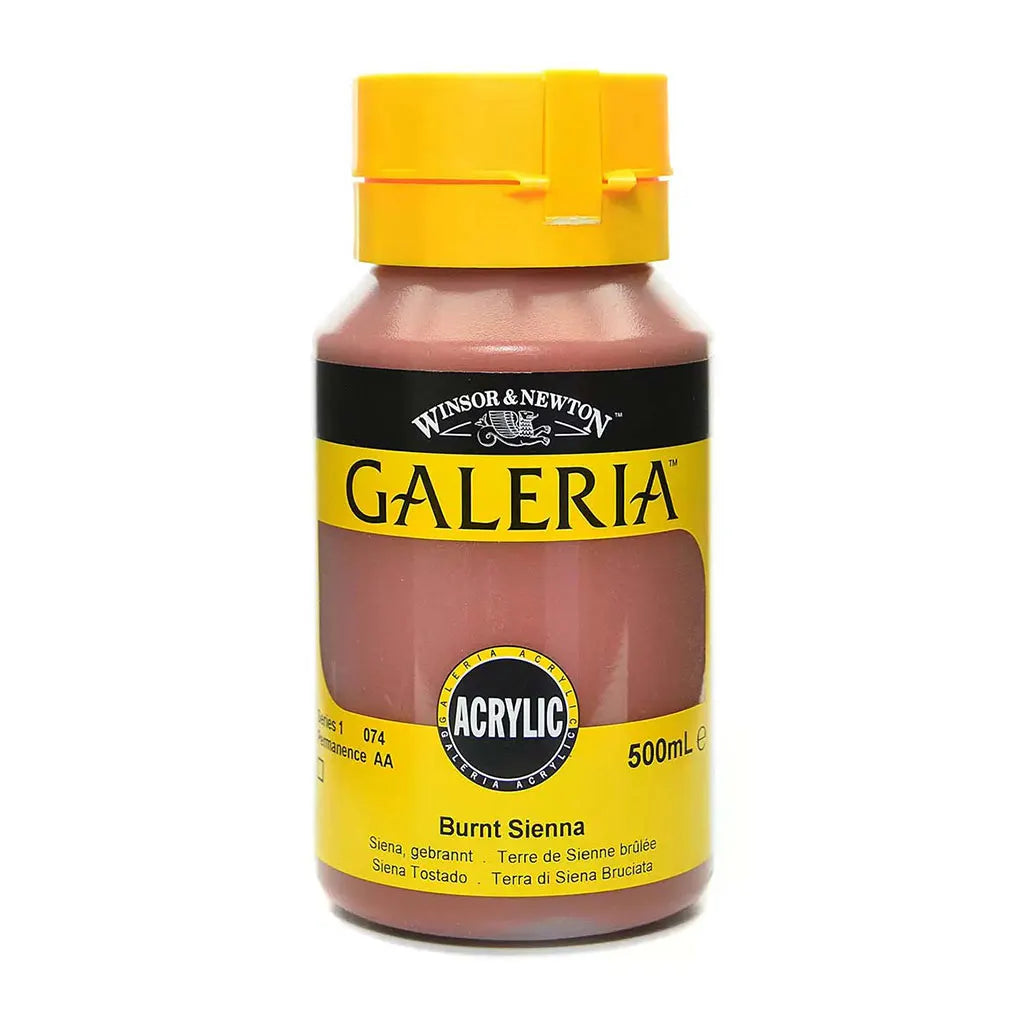 Winsor & Newton Galeria Acrylic 500ml Burnt Sienna S1