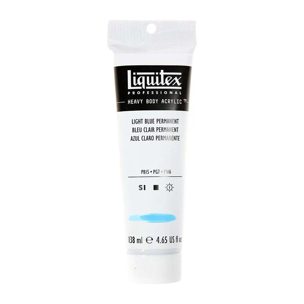 Liquitex Professional Heavy Body Acrylic 138ml (4.65oz) Light Blue Permanent S1