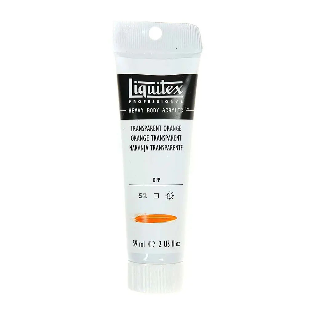 Liquitex Professional Heavy Body Acrylic 59ml (2oz) Transparent Orange S2