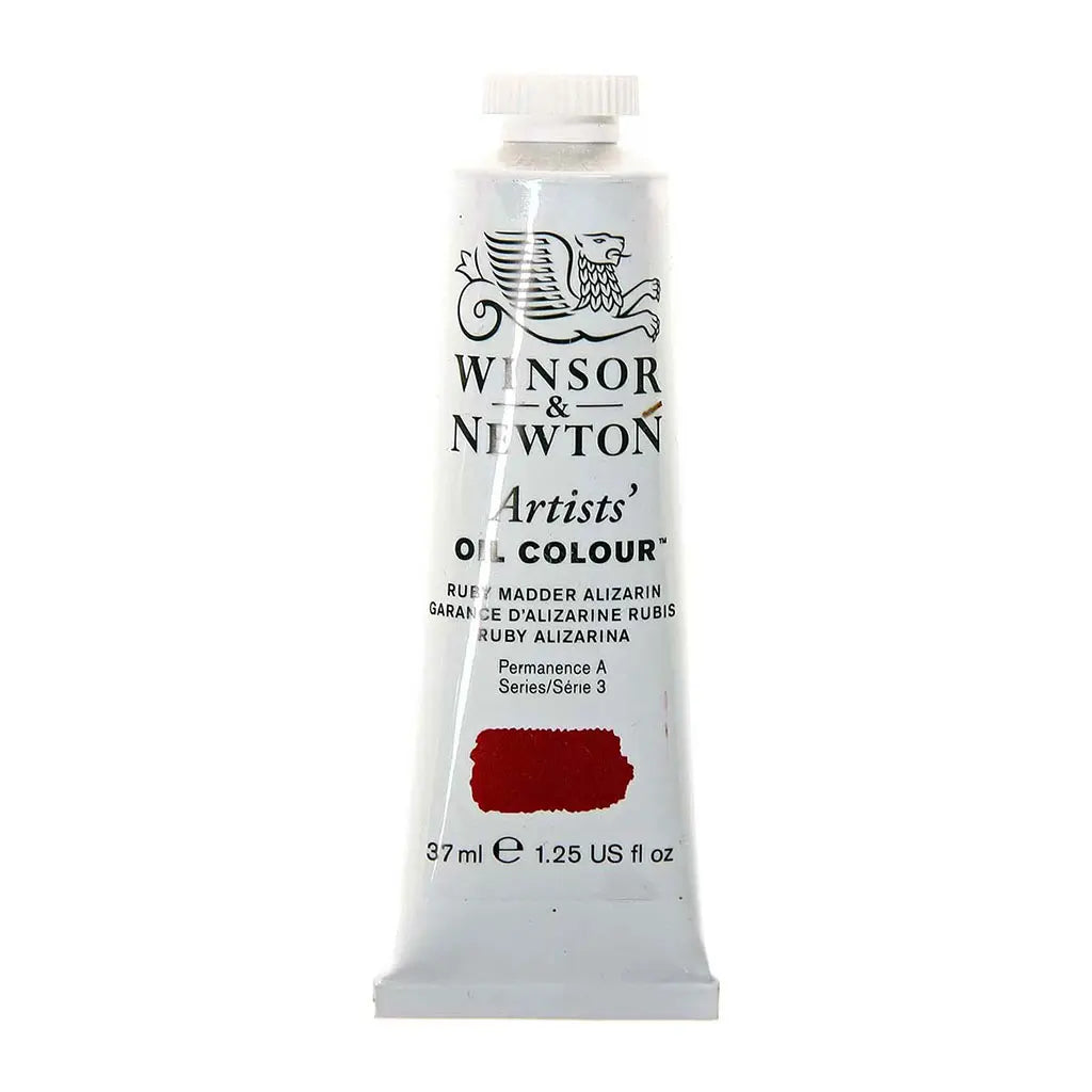 Winsor & Newton Artists Oil Colour 37ml Ruby Madder Alizarin S3