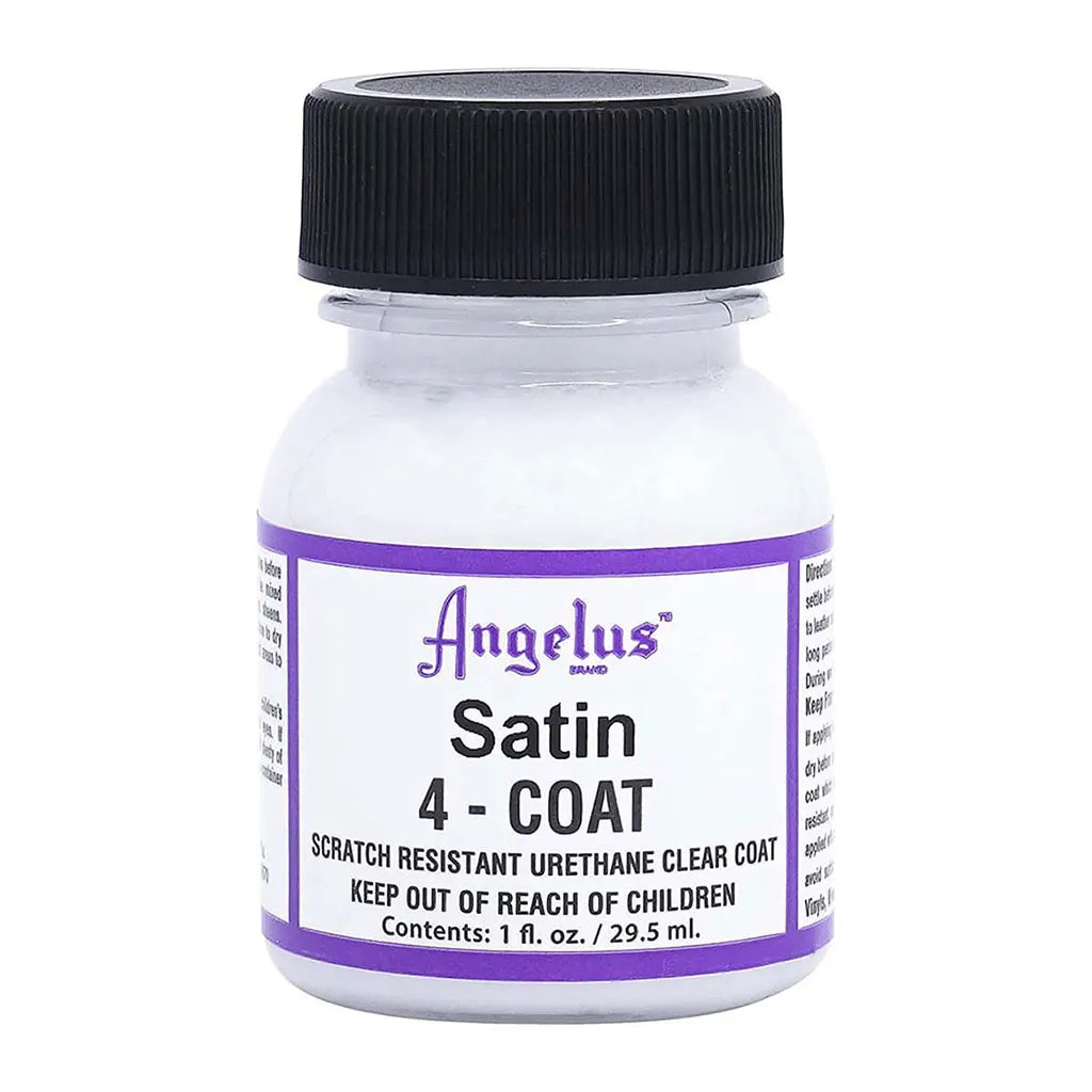 Angelus 4 Coat Urethane 1oz Clear Coat Satin