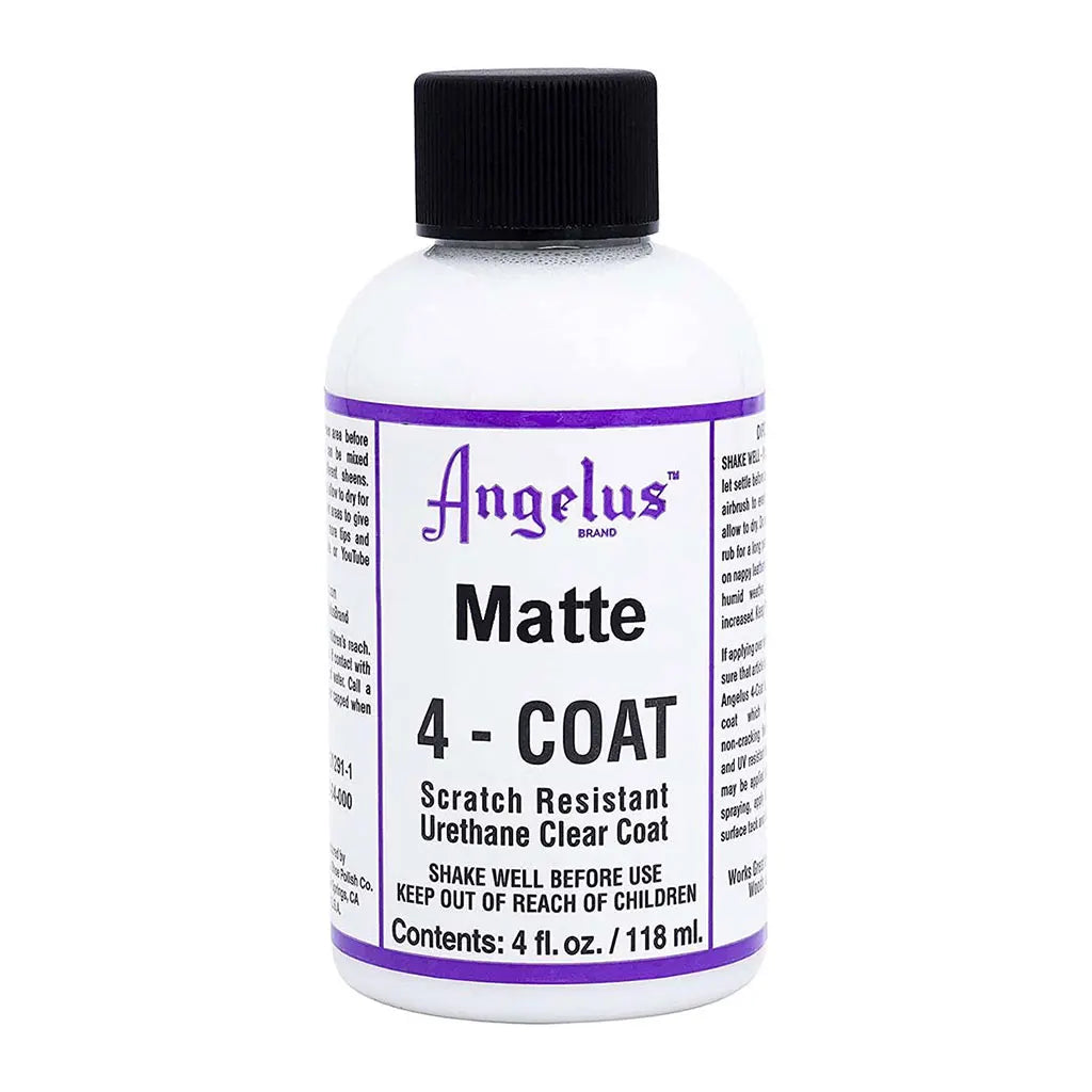 Angelus 4 Coat Urethane 4oz Clear Coat Matte