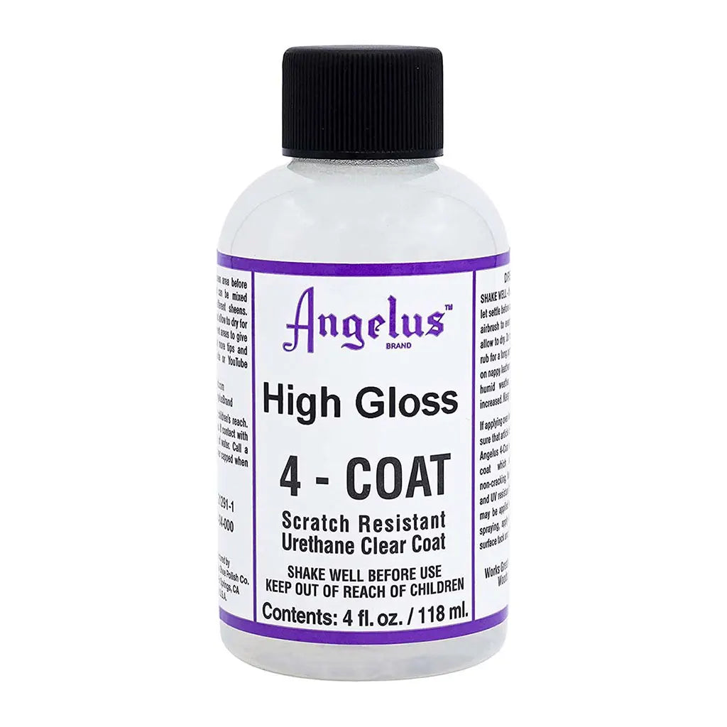 Angelus 4 Coat Urethane 4oz Clear Coat High Gloss