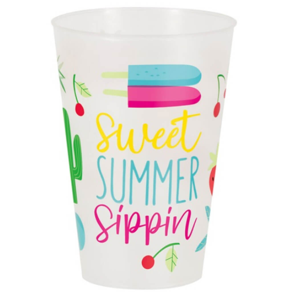 Sweet And Succulent Plastic Cup 16oz, 6ct