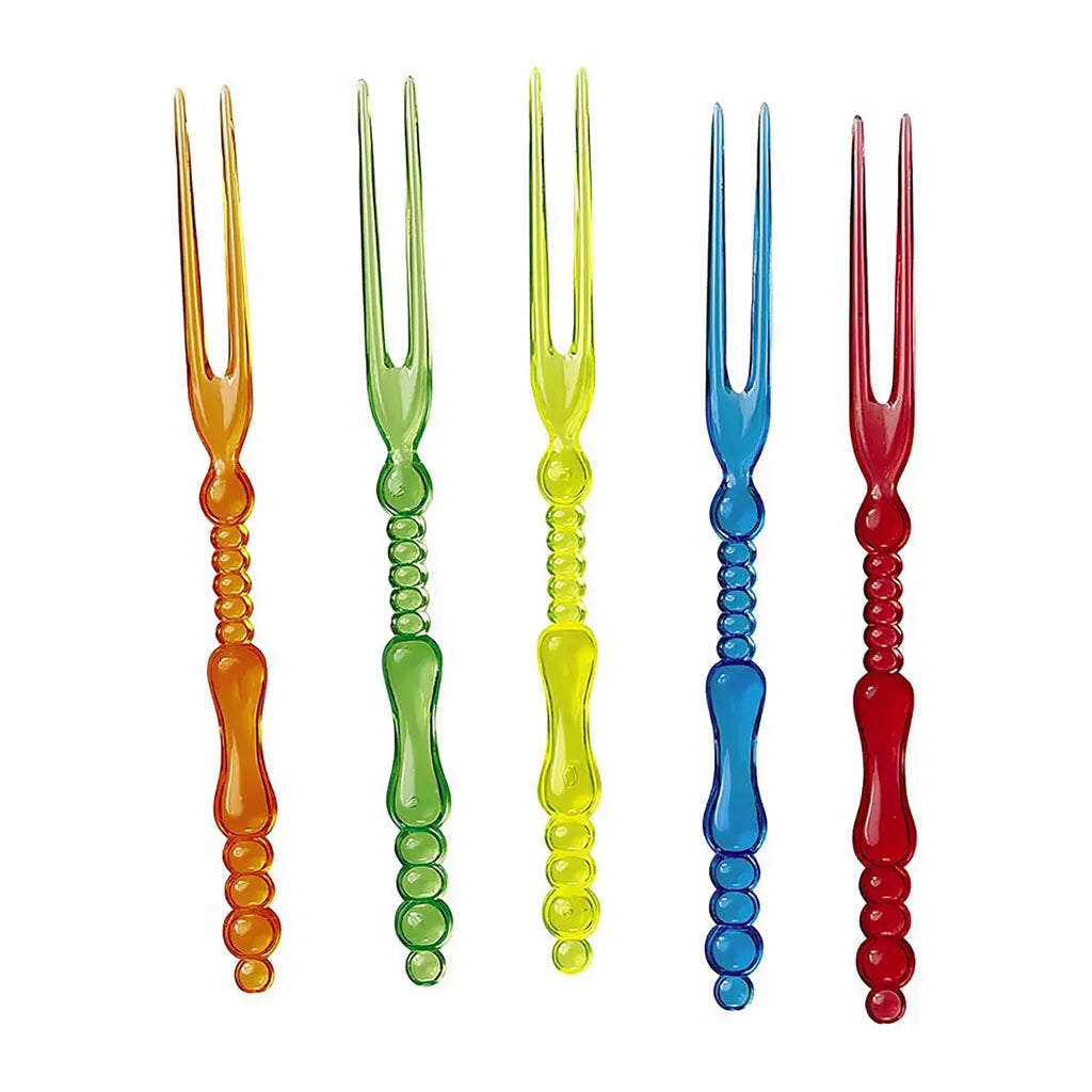 Plastic Fork Picks 5in, Pack of 24