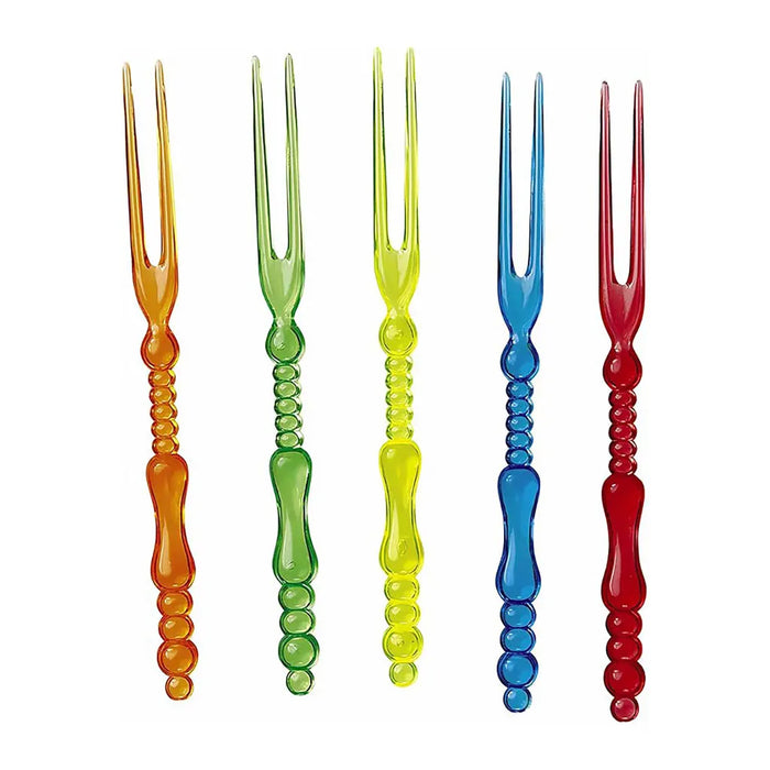 Plastic Fork Picks 5in, Pack of 24