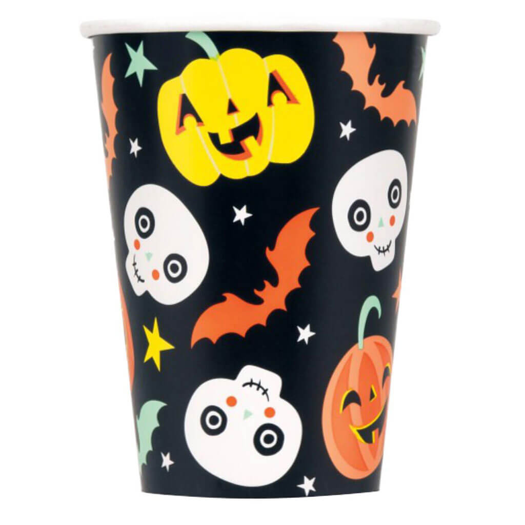 Pastel Pumpkin Paper Cup 12oz, 6ct