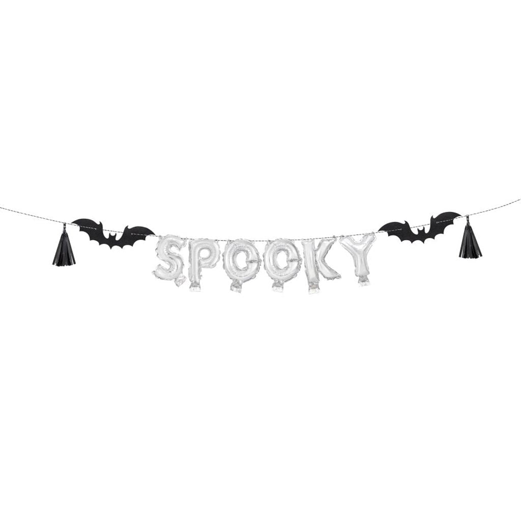 Halloween Spooky Foil Balloon Banner Kit