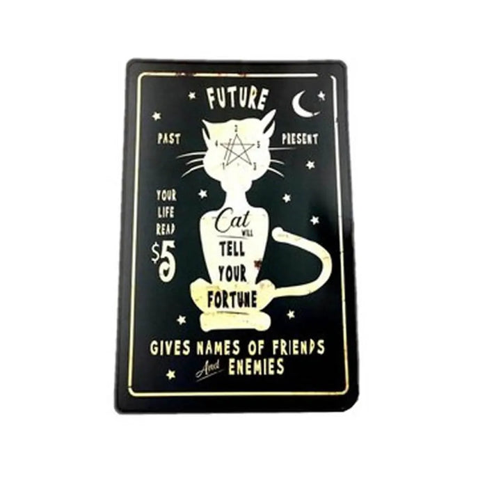 Metal Sign Welcome Scaredy Cat