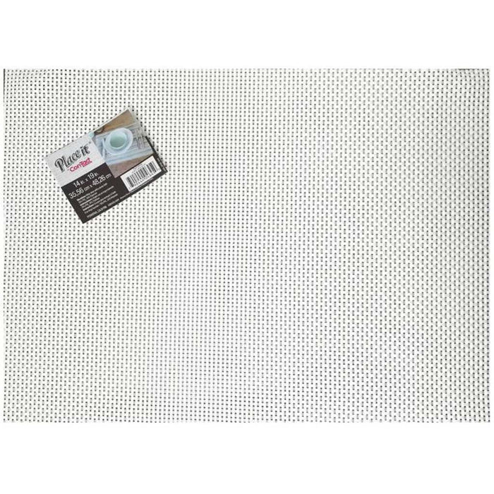 Con-Tact Placemats Pearl White, 14in x 19in