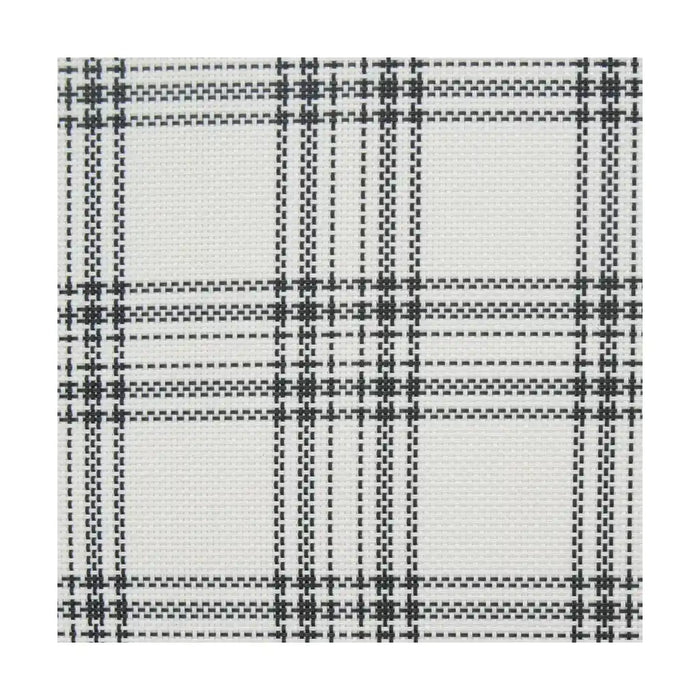 Con-Tact Table Runner Black Plaid, 14in x 72in
