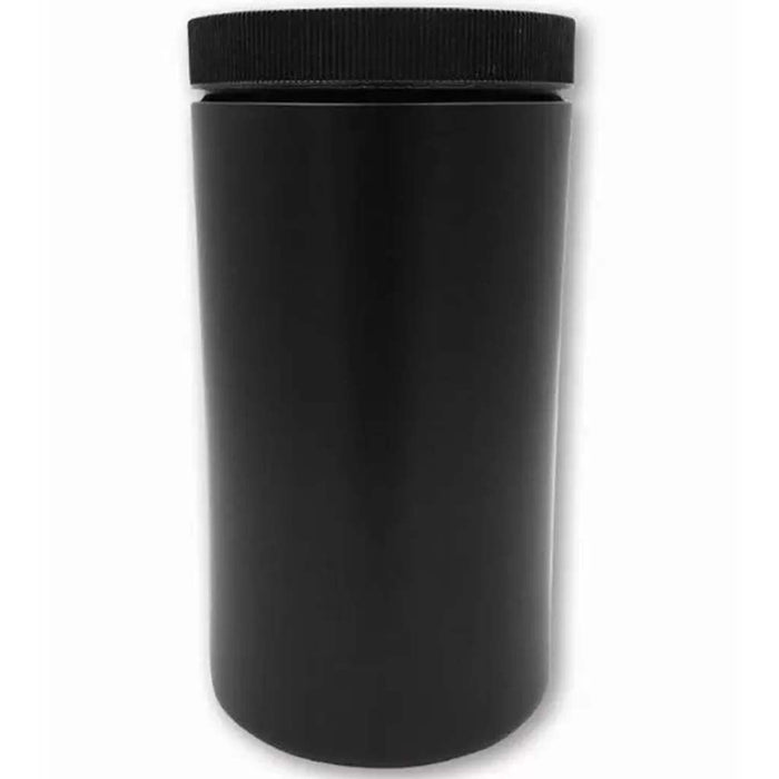 Black Wide Mouth + Lid Opaque Container, 32oz