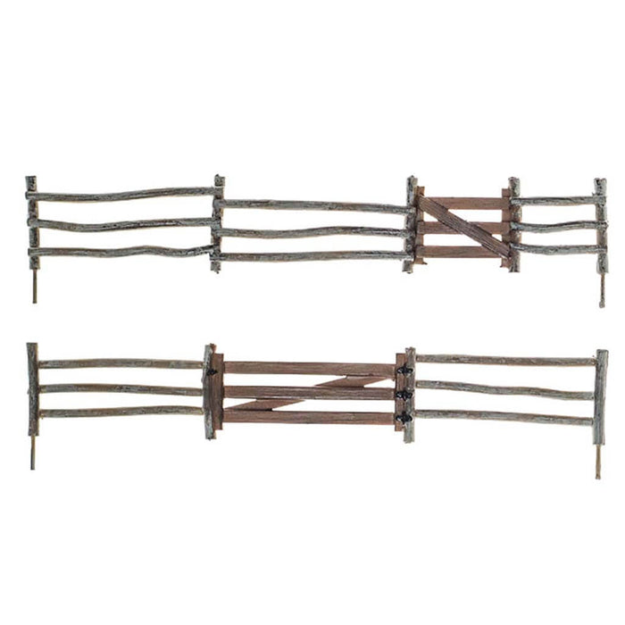 Ho Scale Log Fence