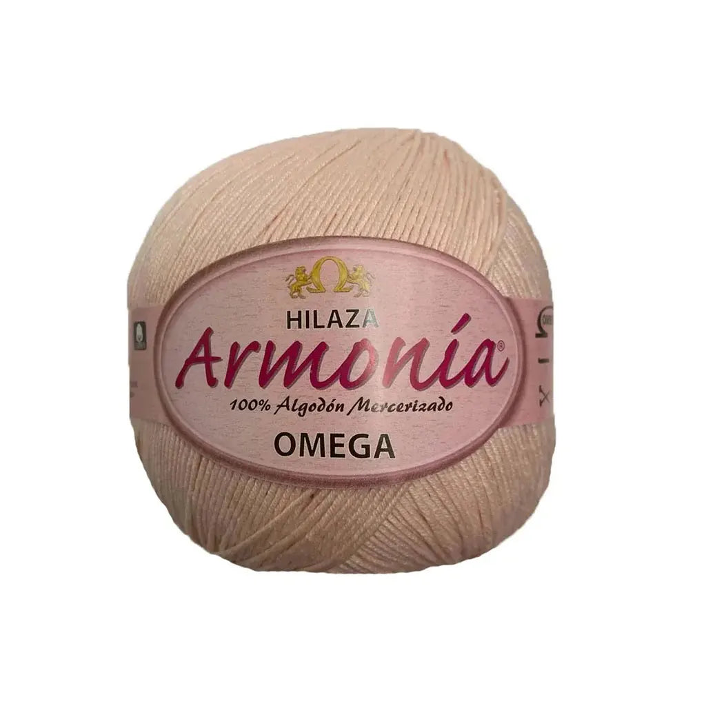 Hilaza Algodon Omega Armonia 100g, Paq 5Pz C22 Skin Color