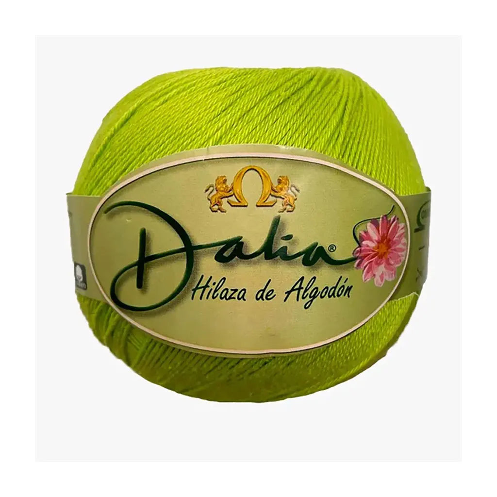 Hilaza Algod?n Dalia 100g, C582 Lime Green