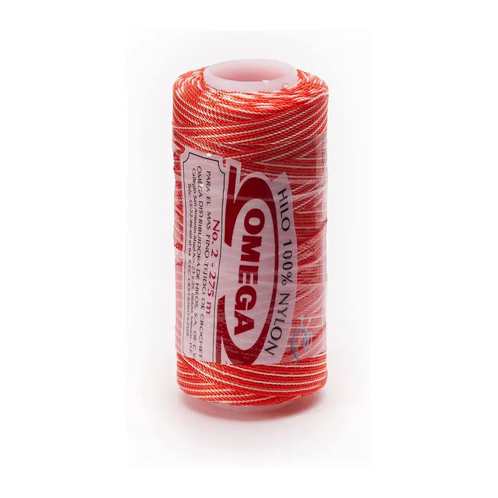 Hilo Nylon Omega #2 275M C34 Orange Hues