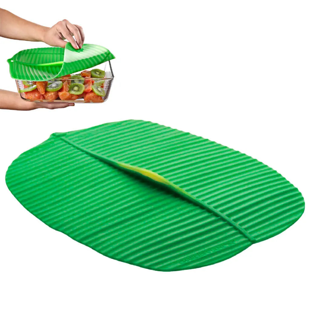Banana Leaf Oblong Lid 10in x 14in