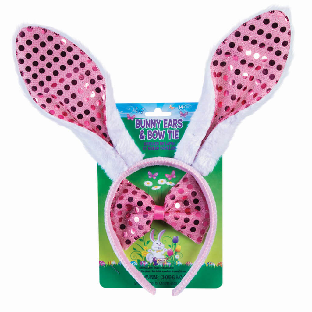 Easter Bunny Headband and Bowtie