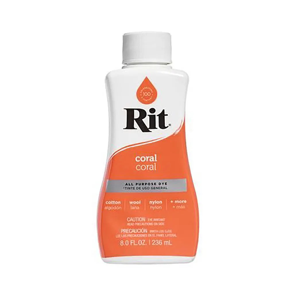 Rit Dye Liquid 8oz, Coral