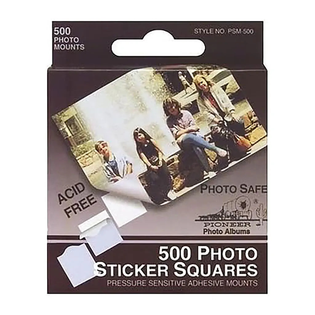 Pioneer Photo Mount Square Pkg 500pc