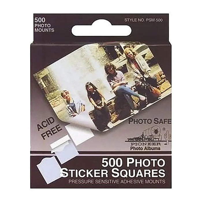 Pioneer Photo Mount Square Pkg 500pc