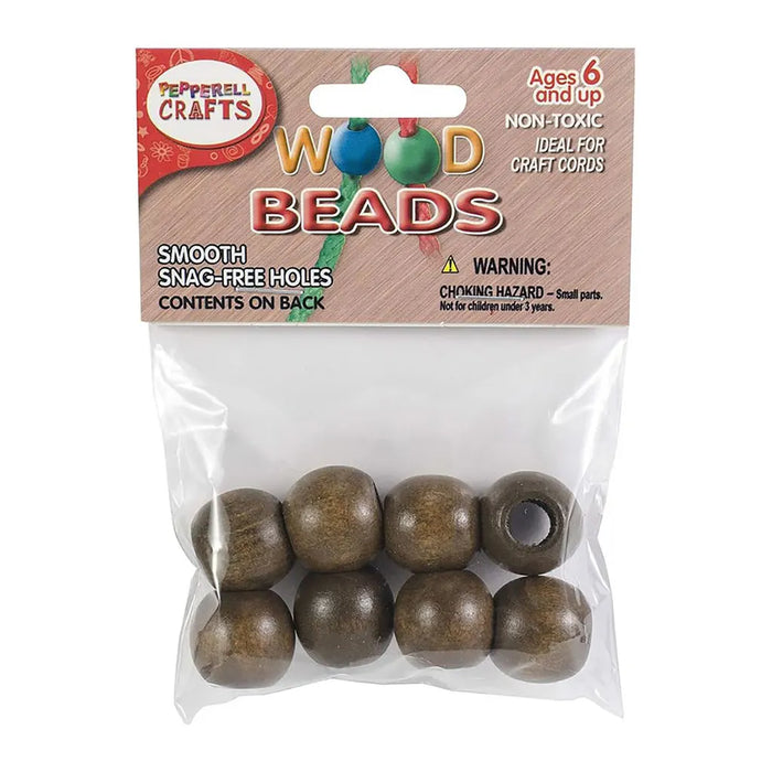 Macrame Beads 20mm Walnutwood