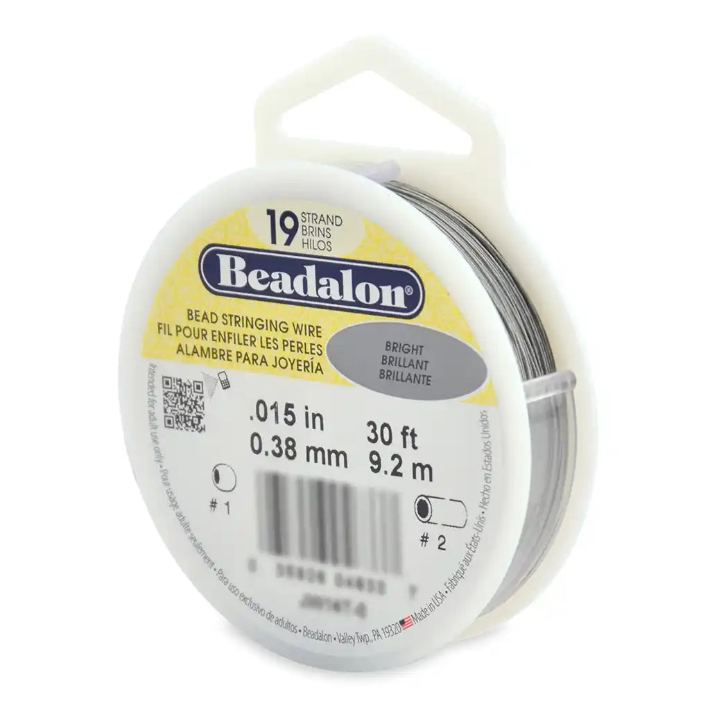 Beadalon Stringing Wire 19-Strand .015in x 30ft