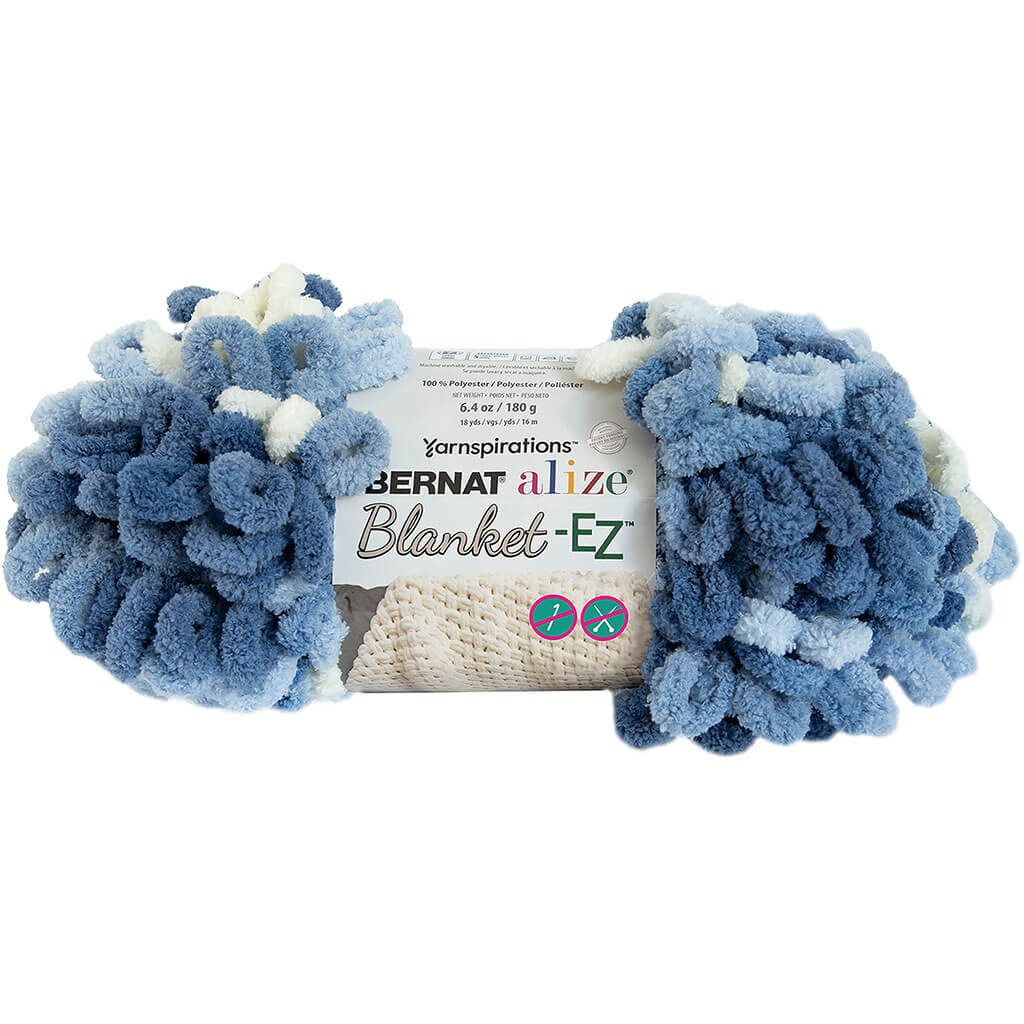 Bernat Alize Blanket-EZ Yarn, Denim