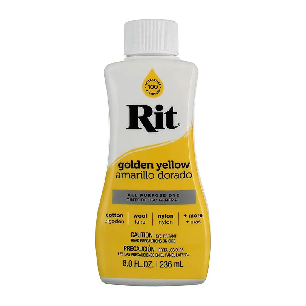 Rit Fabric Dye Golden Yellow Liquid, 8oz