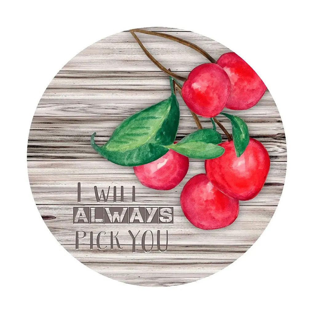 Gail Green Pick You Cherry Trivet