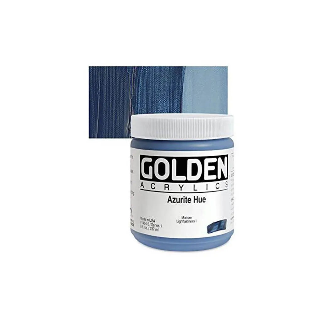 Golden Heavy Body Acrylic 8oz Azurite Hue S1