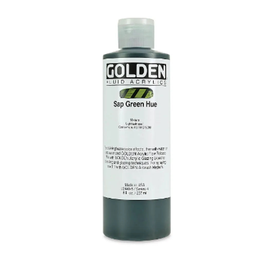 Golden Fluid Acrylic 8oz Sap Green Hue S4