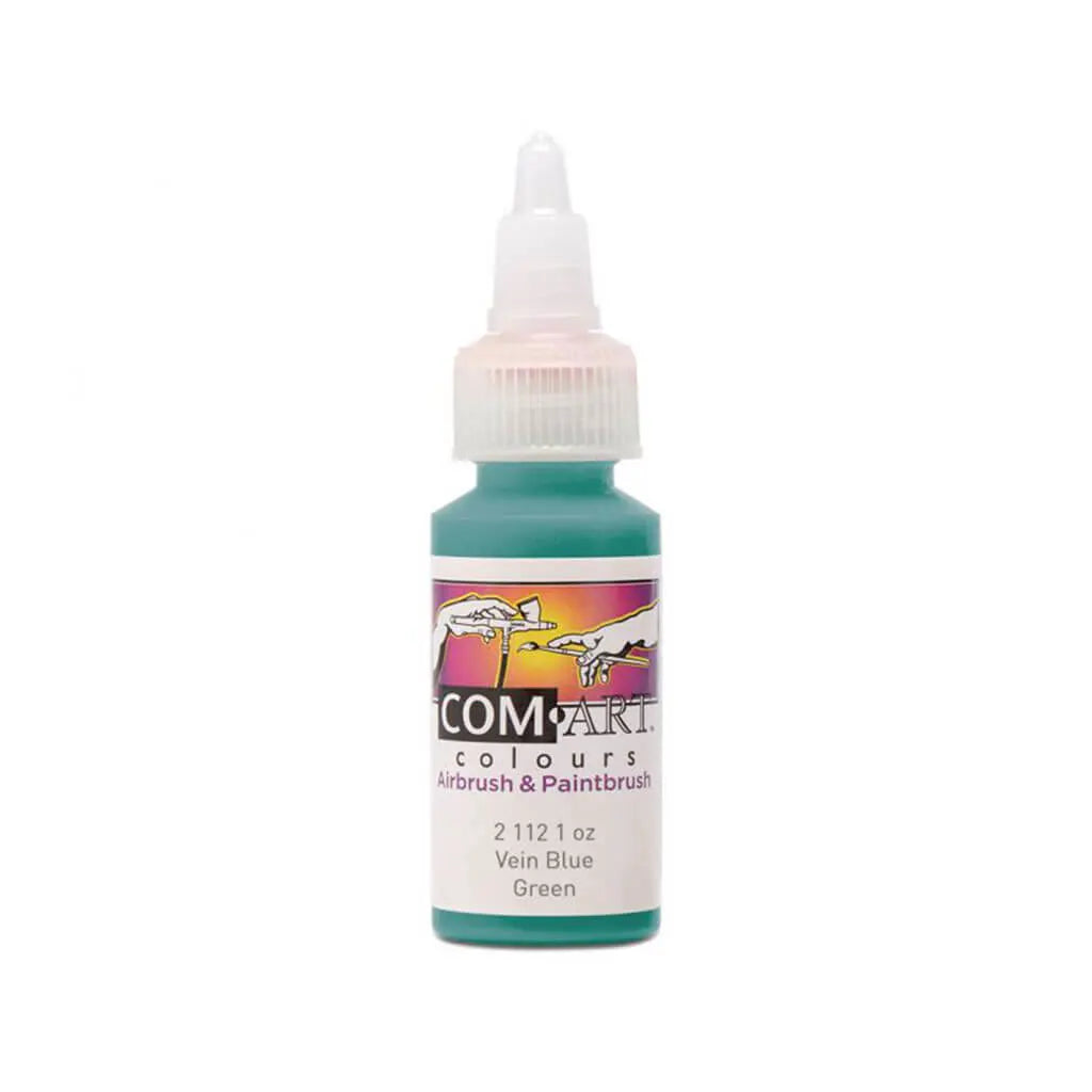 Com Art Colours Acrylic 1oz Transparent Vein Blue/Green