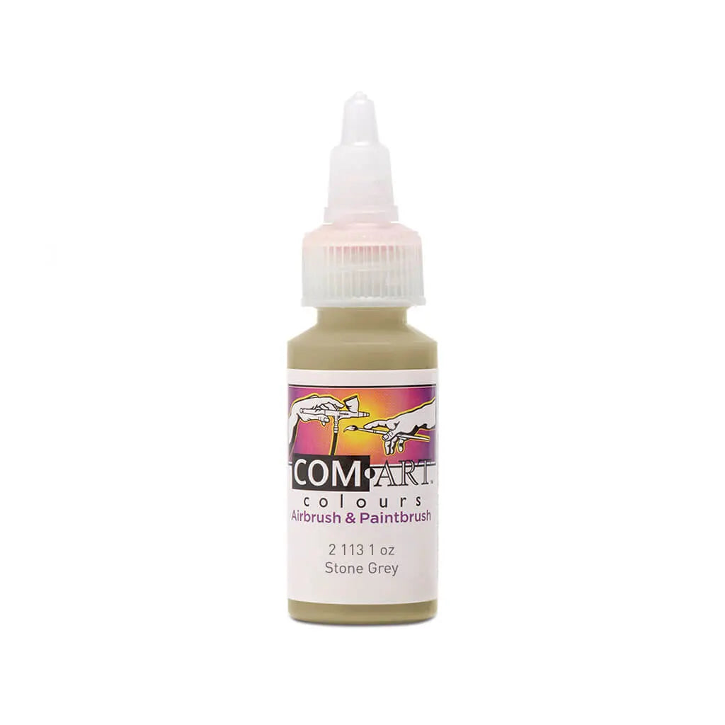 Com Art Colours Acrylic 1oz Transparent Stone Gray