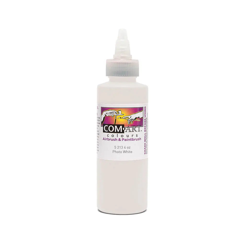 Com Art Colours Acrylic 4oz Opaque Photo White