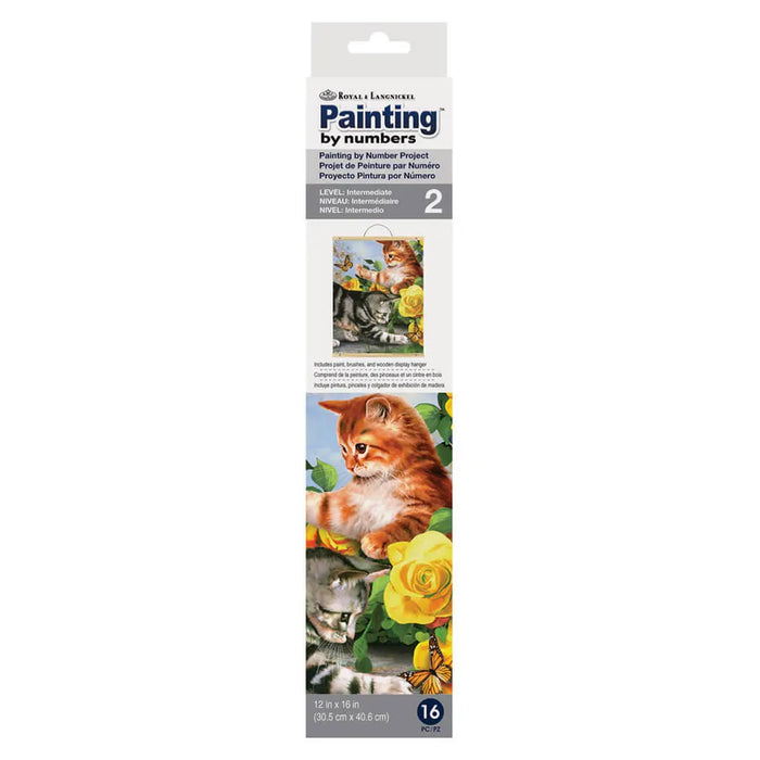 painting by number scroll kitten play