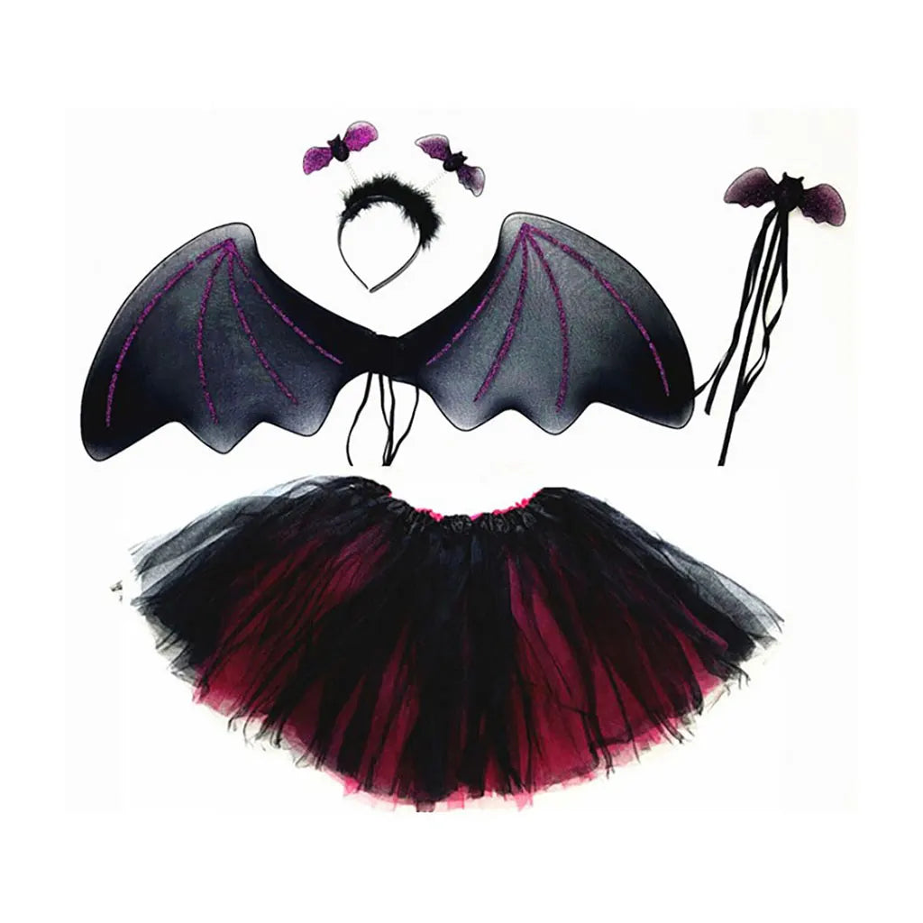Black Bat Dress Up Set