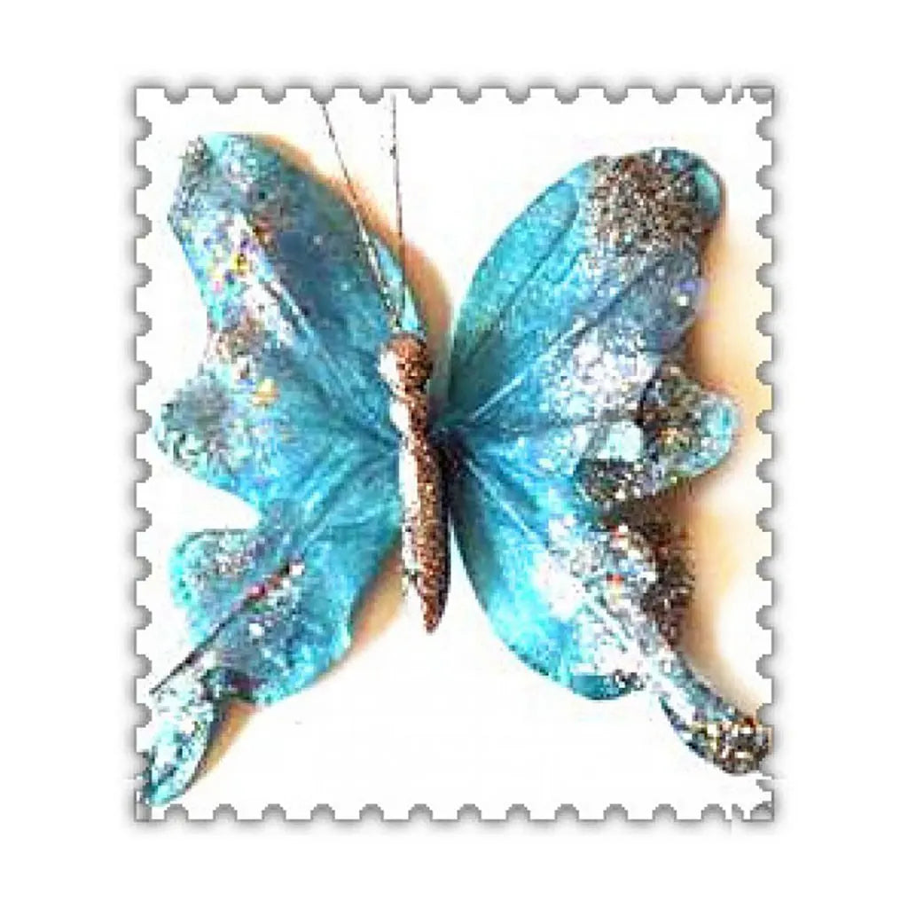 Velvet 2 Layer Butterfly Stick, 9in