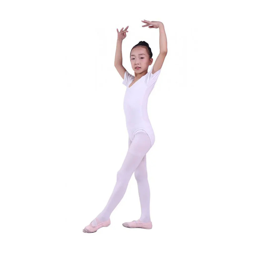 Pink Short Sleeve Leotard