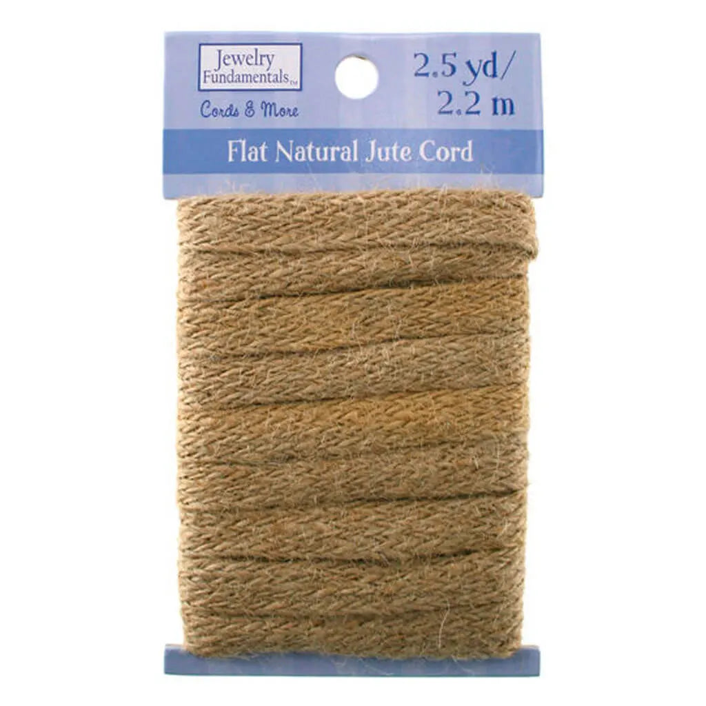 Tan Flat Natural Jute Cord 2.5yds