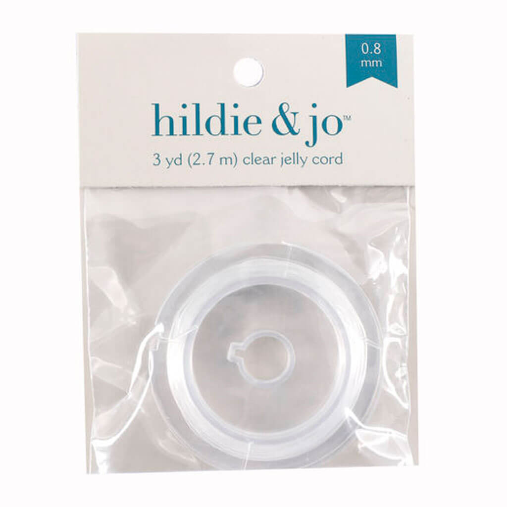 Jelly Cord Clear 0.5mm 3 Yards