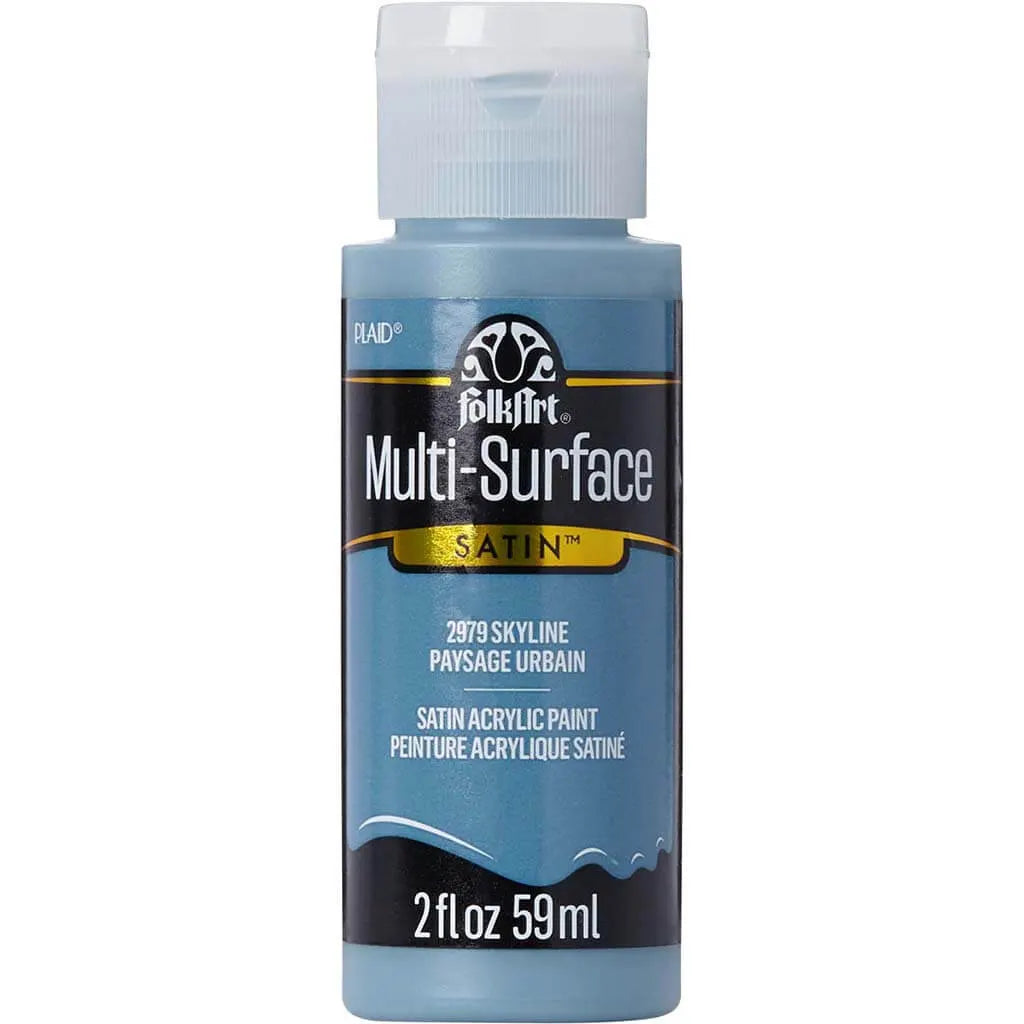PLAID Folkart Multi-Surface Satin, 2oz, Skyline
