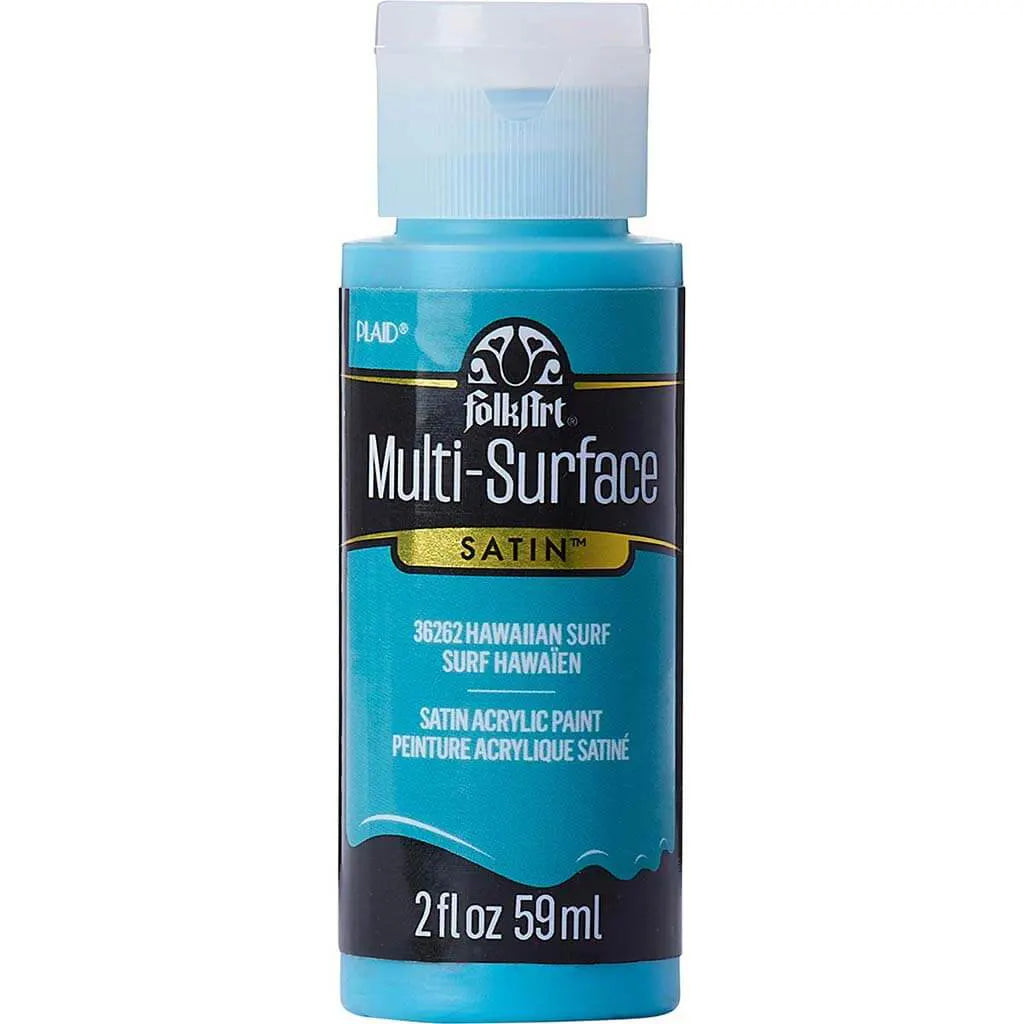 PLAID Folkart Multi-Surface Satin, 2oz, Hawaiian Surf
