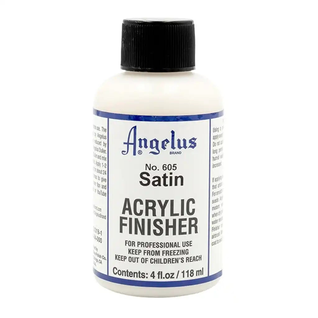Angelus Satin Acrylic Leather Paint Finisher – 4oz