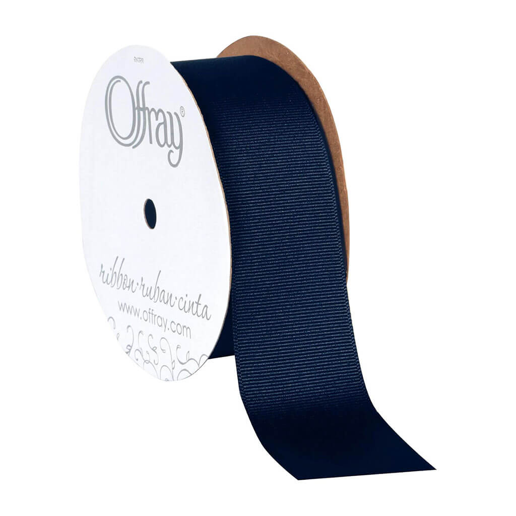 Grosgrain Craft Ribbon Navy 1.25in x 10yd