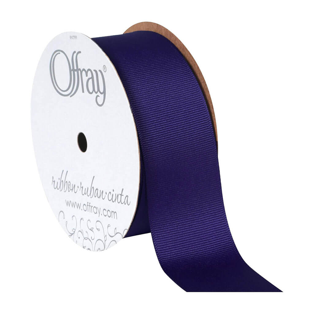 Grosgrain Craft Ribbon Regal Purple, 1.5in x 10yd