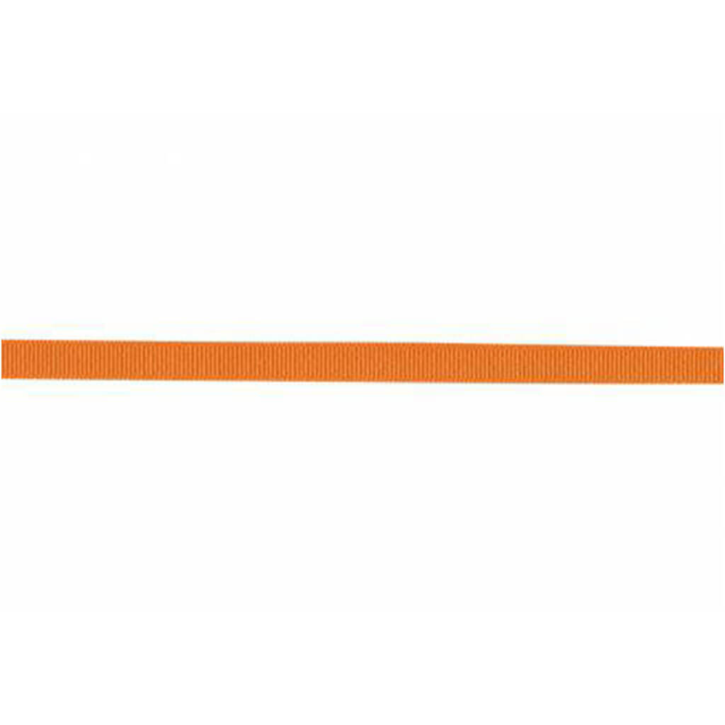 Grosgrain Craft Ribbon Torrid Orange 3/8in x 20yds