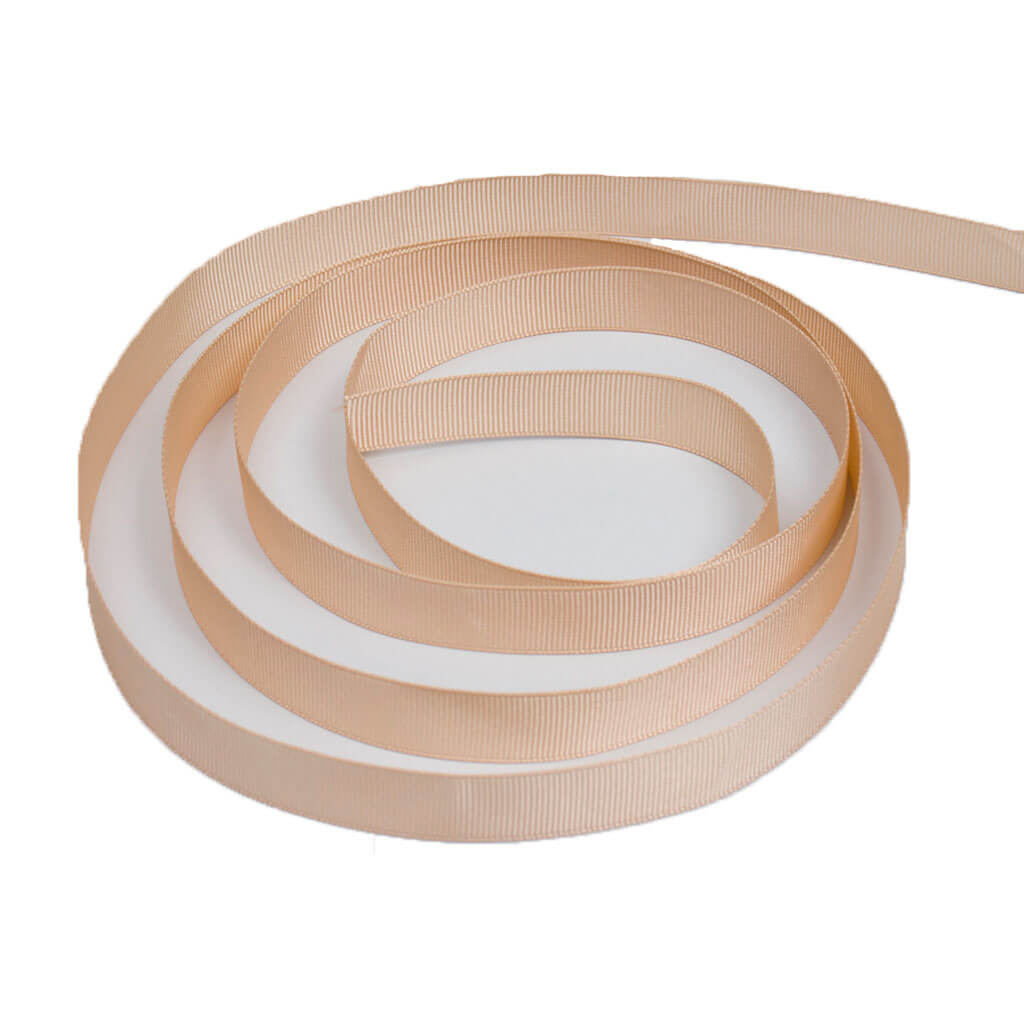 Grosgrain Natural #5, 7/8in