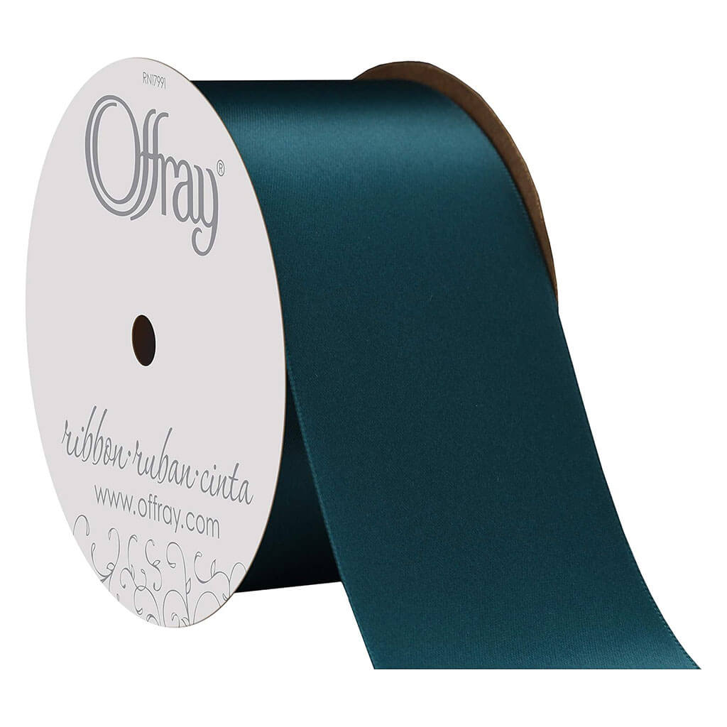 Double Face Satin Ribbon Blue Stargazer 2.25in